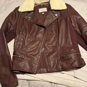 Lucky Brand Faux Leather Jacket